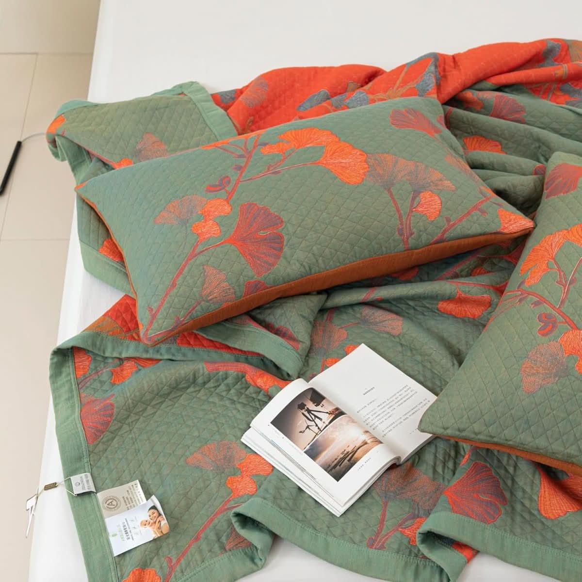 Botanical Bliss Cotton Bedding Set for Year-Round Comfort