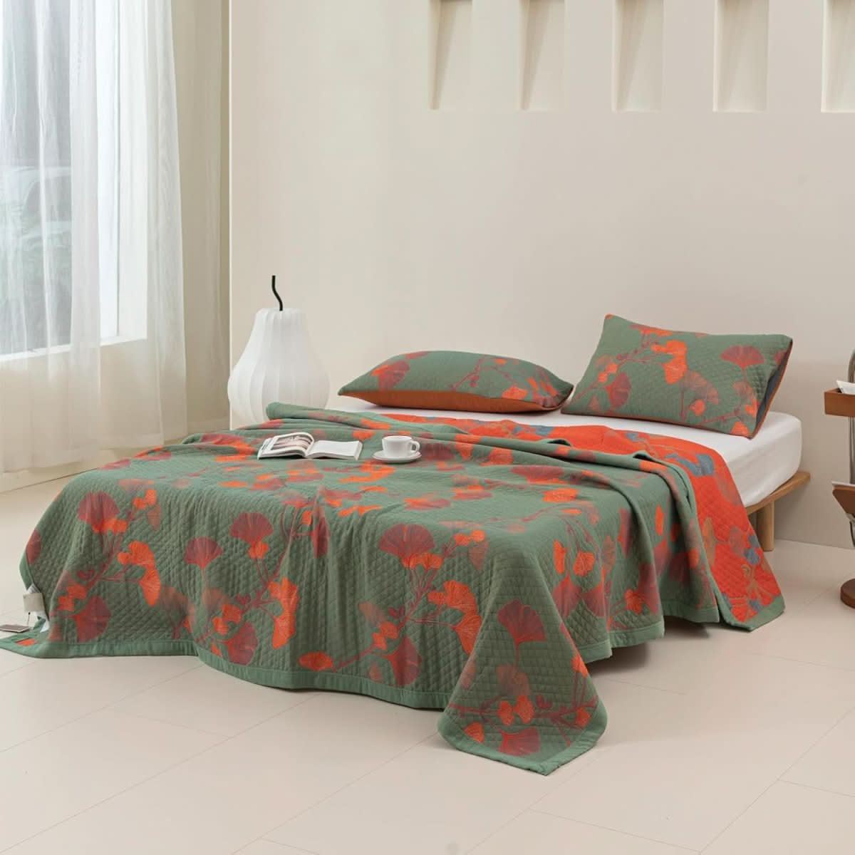 Botanical Bliss Cotton Bedding Set for Year-Round Comfort