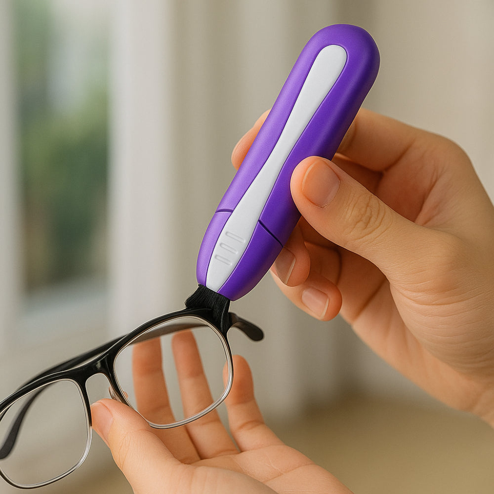 Travel-Ready Eyewear Cleaner with Carbon Technology