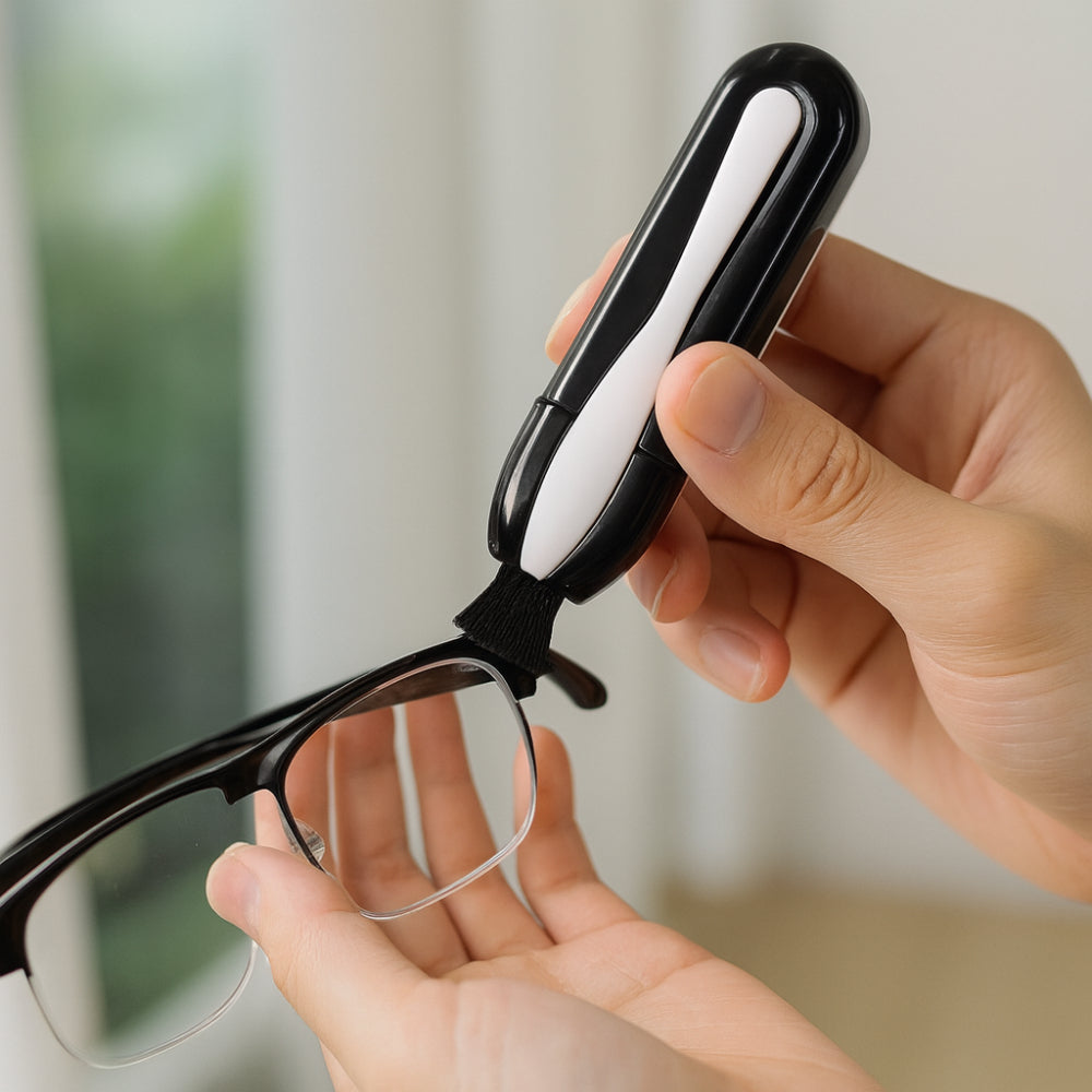 Travel-Ready Eyewear Cleaner with Carbon Technology