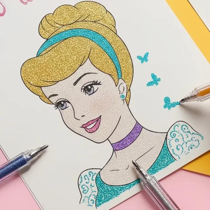 10-Color Glitter Gel Pen Set for DIY Projects, Cards, and Journals