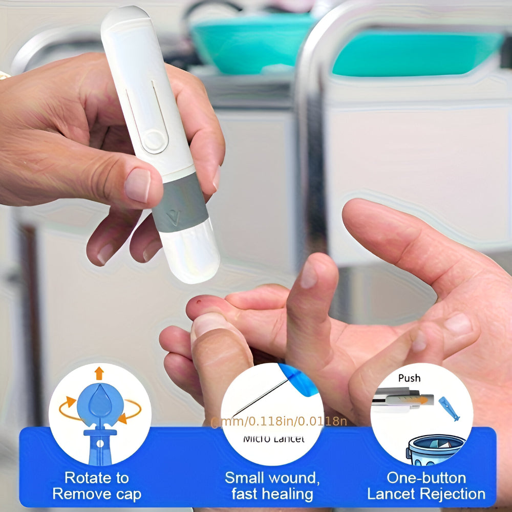 Smart Blood Sugar Tracker with Digital Display