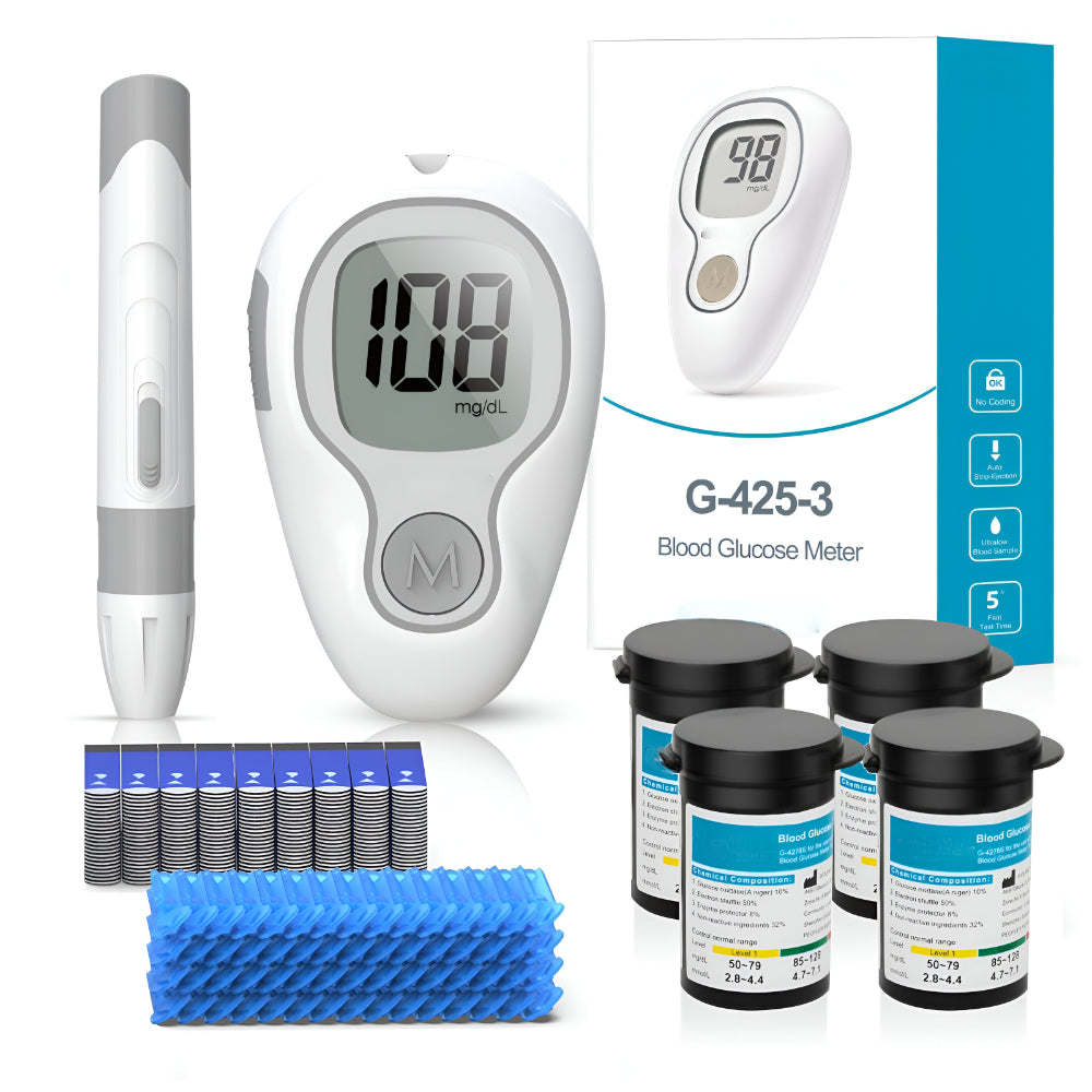 Smart Blood Sugar Monitor Kit for Effortless Testing
