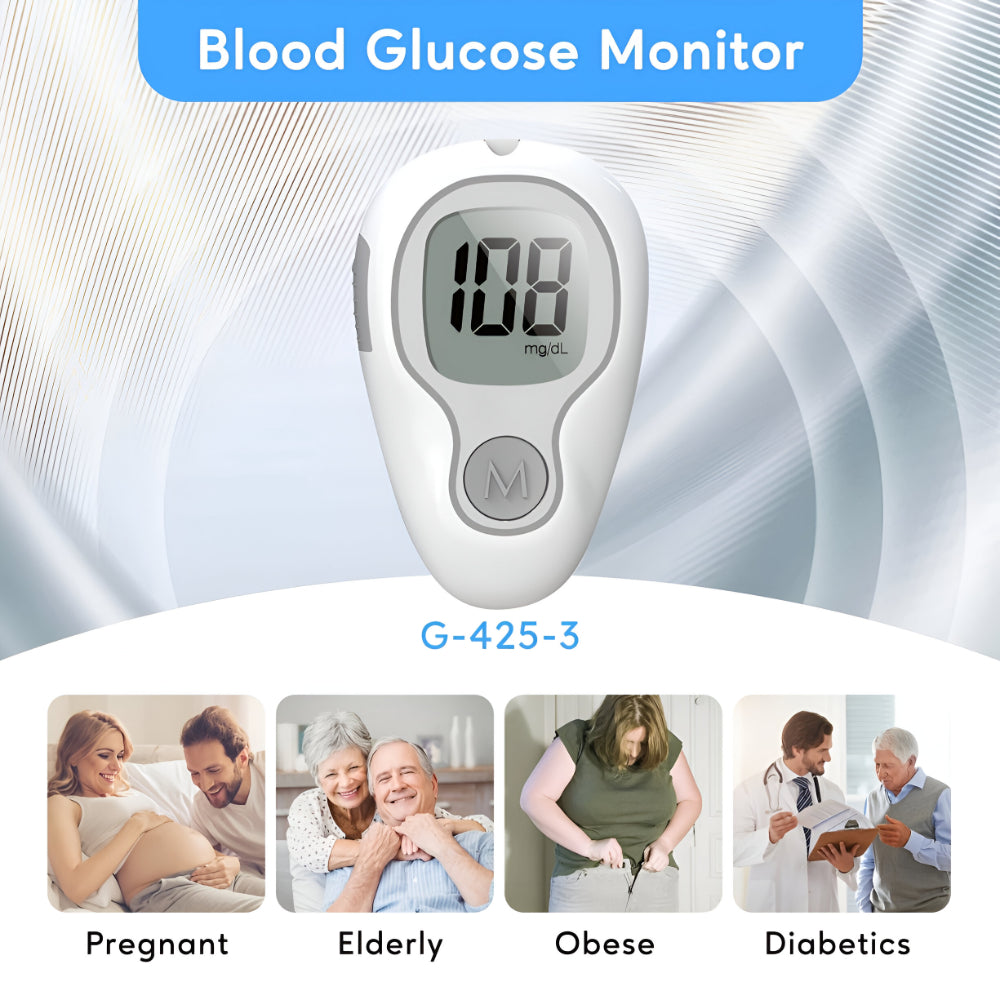 Smart Blood Sugar Monitor Kit for Effortless Testing