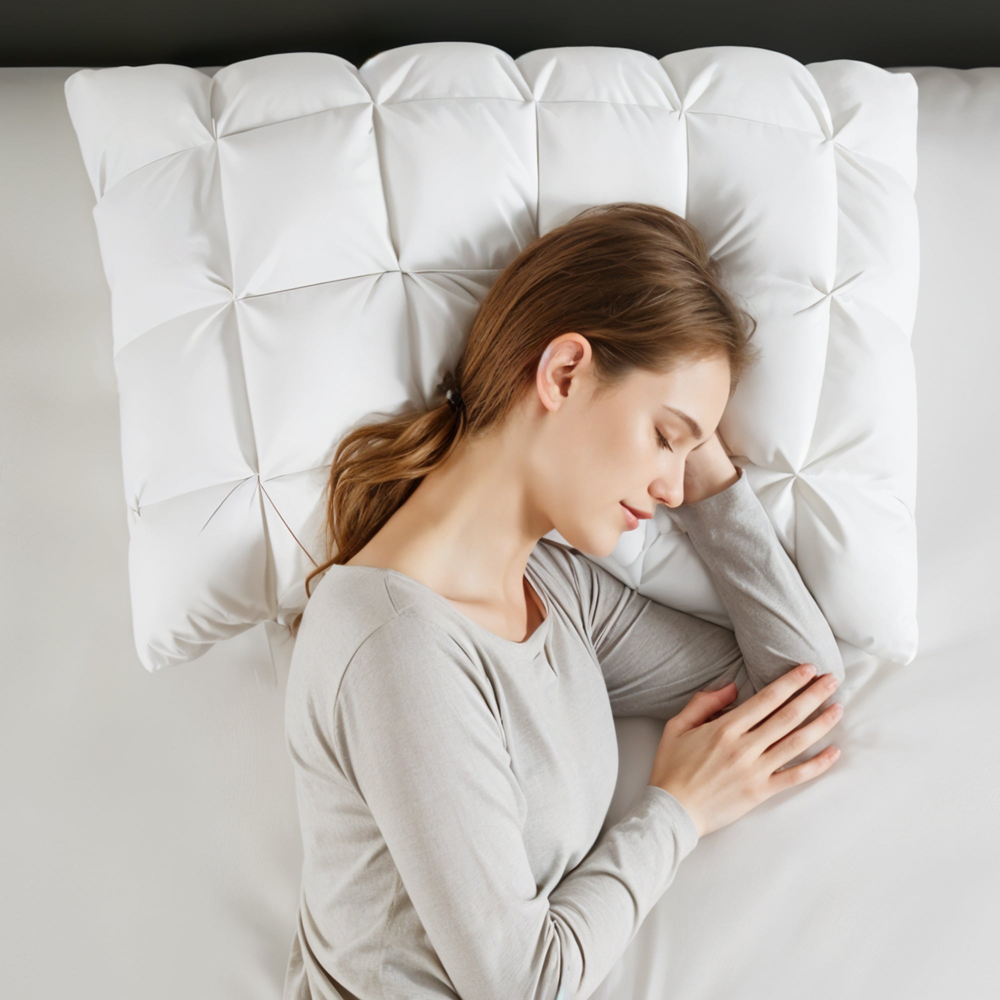 Luxurious Down Pillow with Silken Cover – Ultimate Sleep Experience