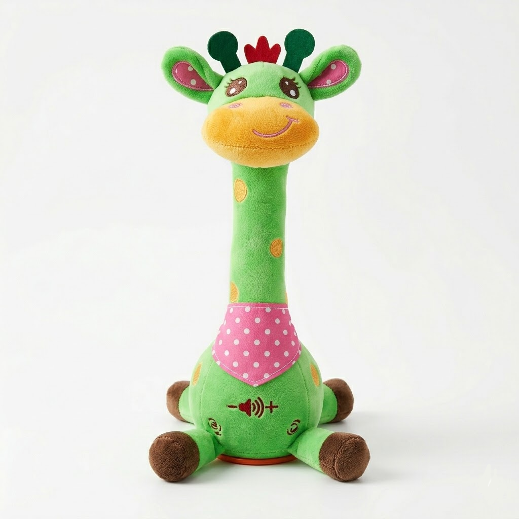 Cuddly Musical Giraffe Plush Toy for Kids