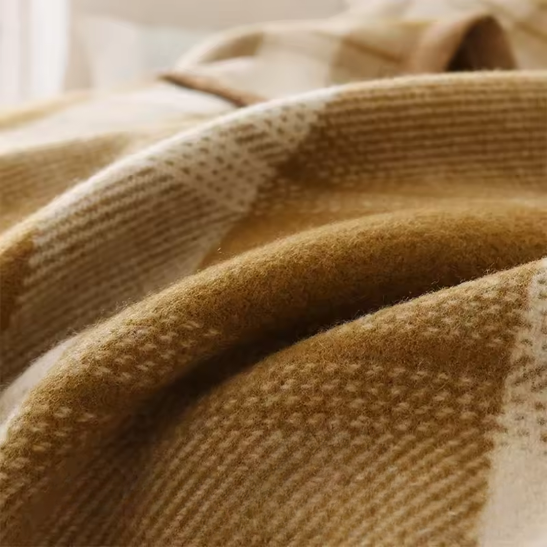 Cozy Large Wool Blanket - Perfect for Winter Warmth