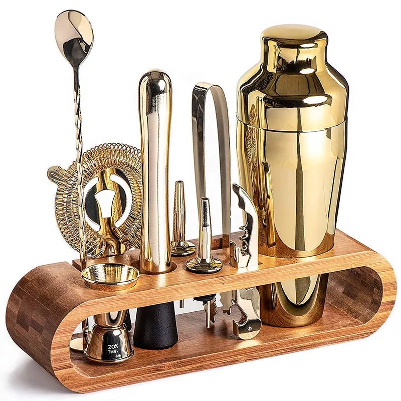 10-Piece Cocktail Set for Stylish Home Bartending
