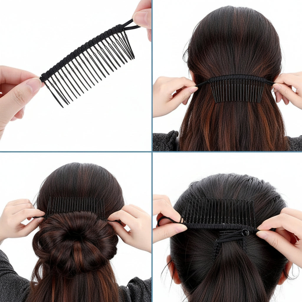 Chic Vintage Hair Clip for Thick Locks