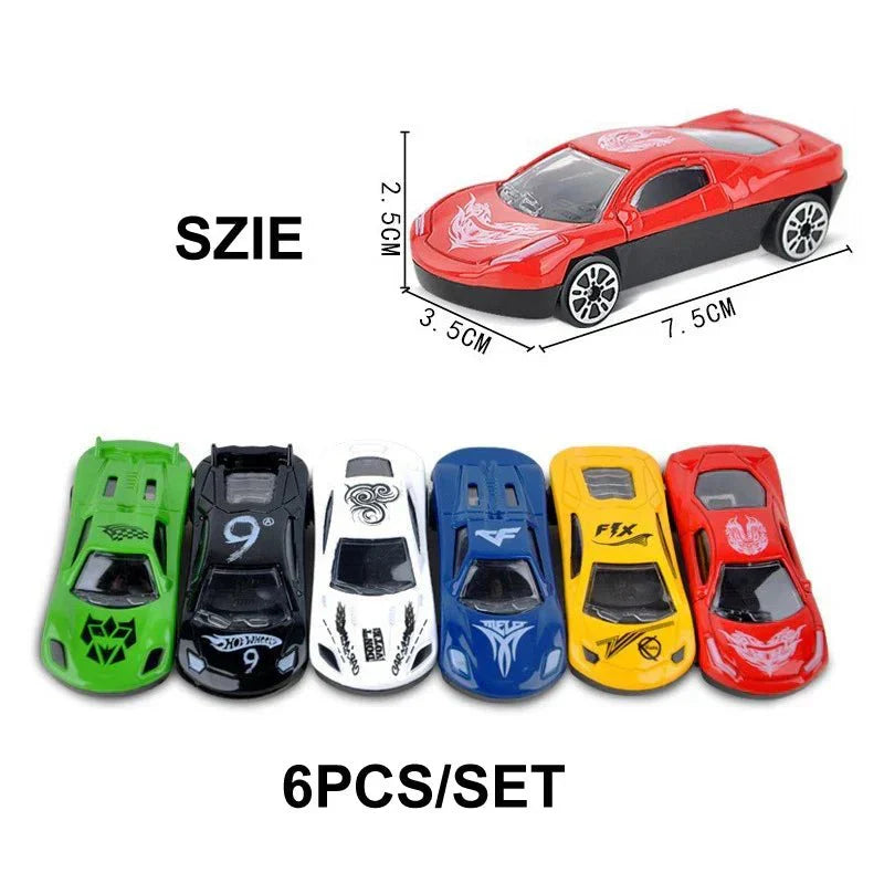 SkyGlide Interactive Airplane Toy with Lights and Cars