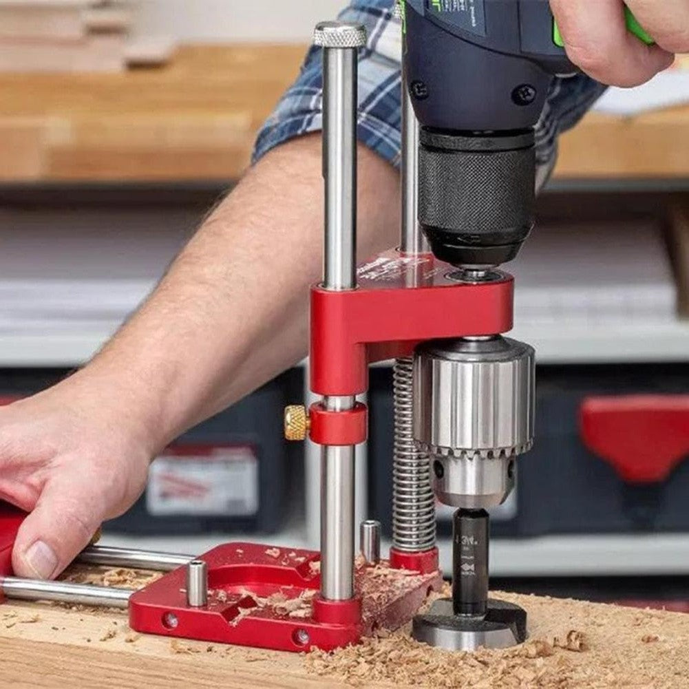 Precision Adjustable Wood Drilling Guide