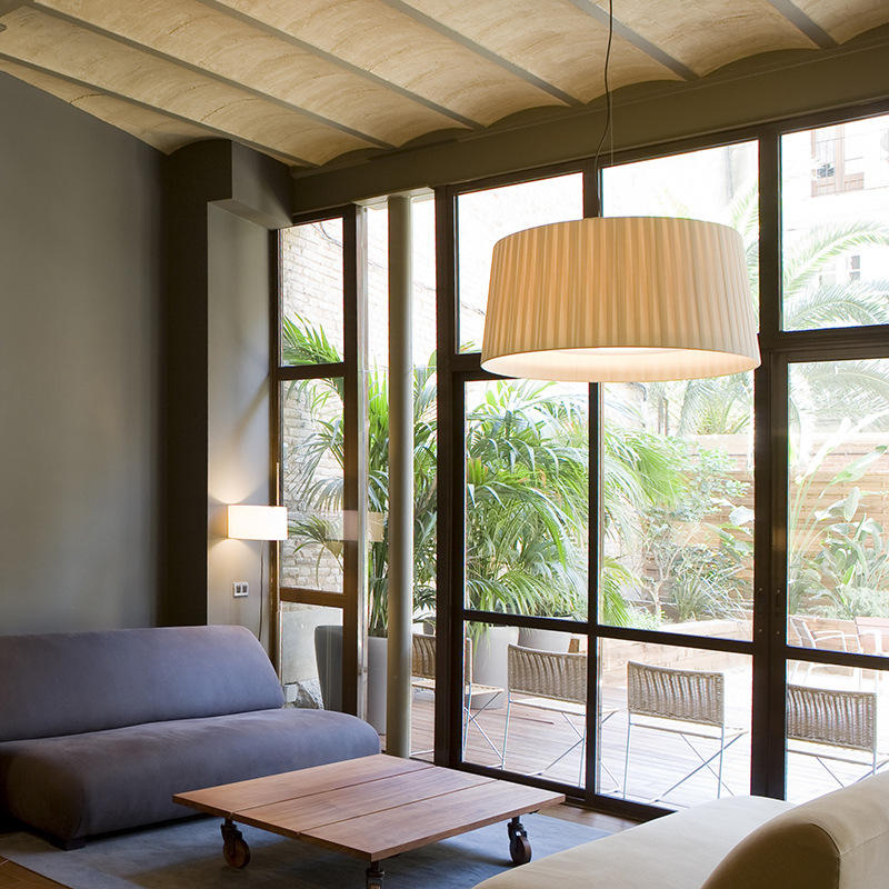 Sophisticated 3-Light Silk Shade Pendant Fixture