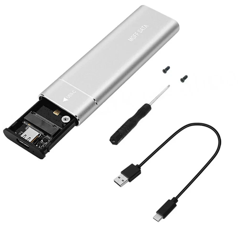 Compact NVMe SSD External Enclosure for USB 3.0 Drives