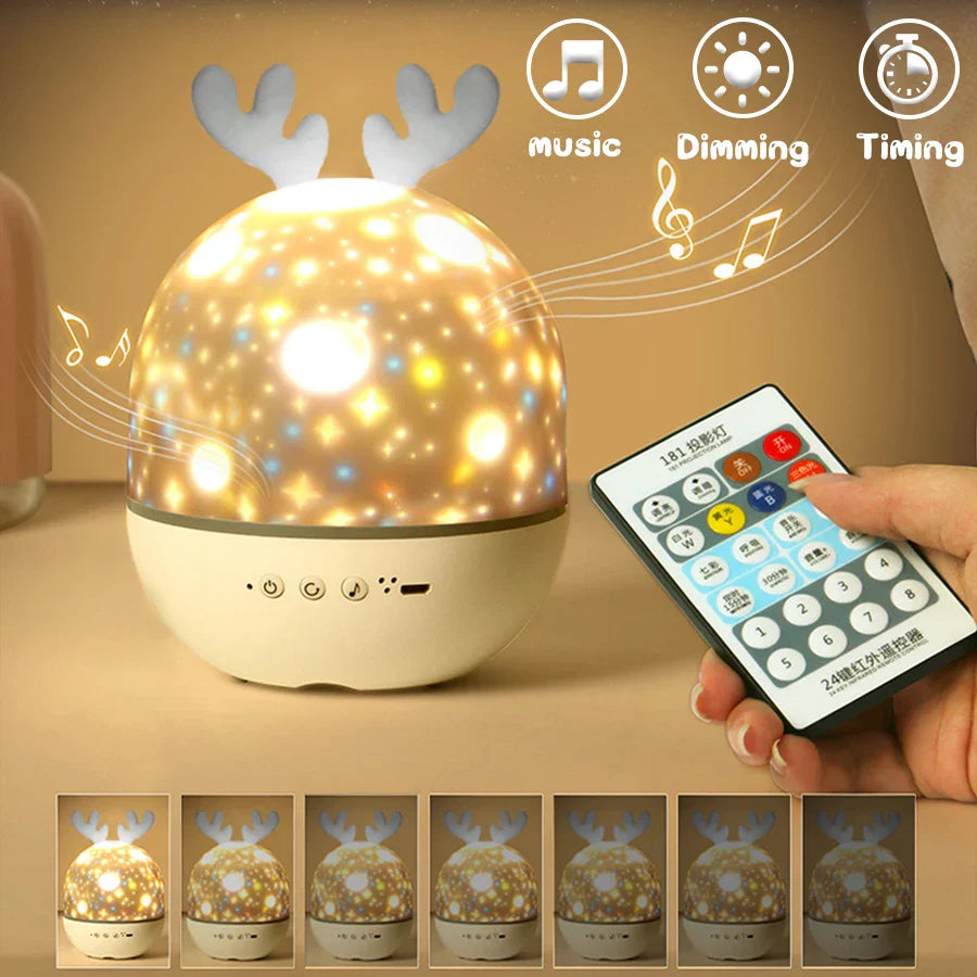 Starry Harmony Projector Lamp with Bluetooth Audio