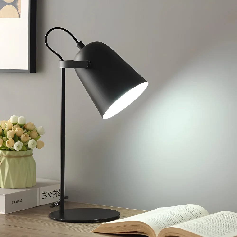 Sleek Adjustable Desk Lamp with Rotating Shade