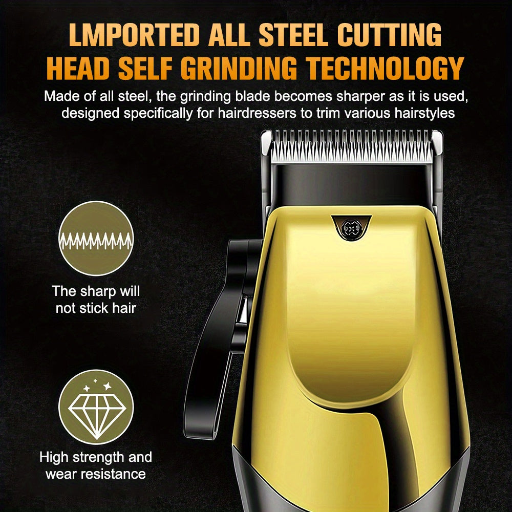 Rechargeable Wireless Hair Cutting and Grooming Kit
