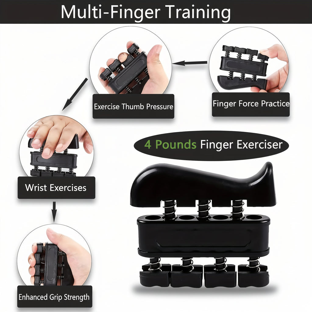Customizable Grip Strength Trainer Set for Forearm Fitness