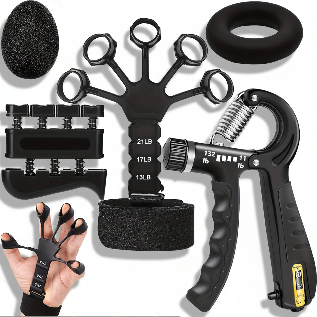 Customizable Grip Strength Trainer Set for Forearm Fitness