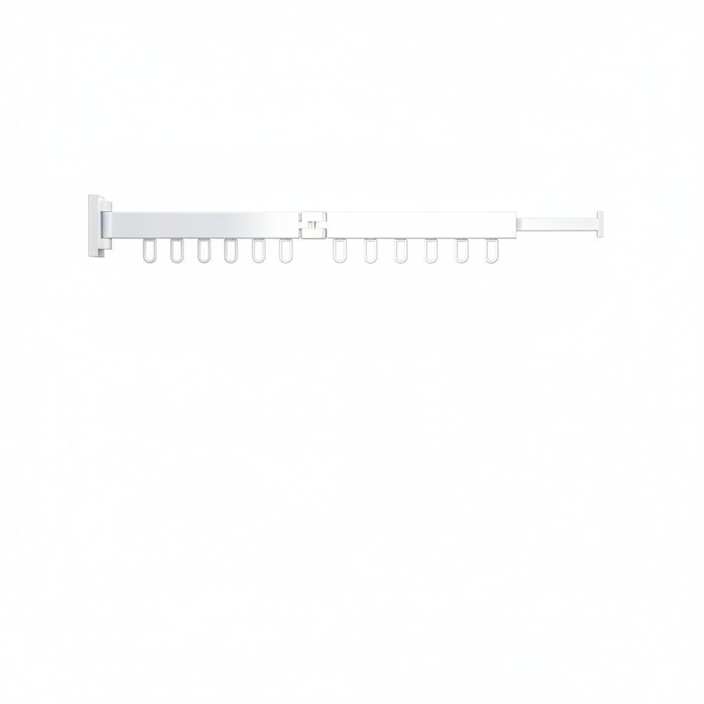 SpaceSaver Wall Drying Rack with Retractable Design