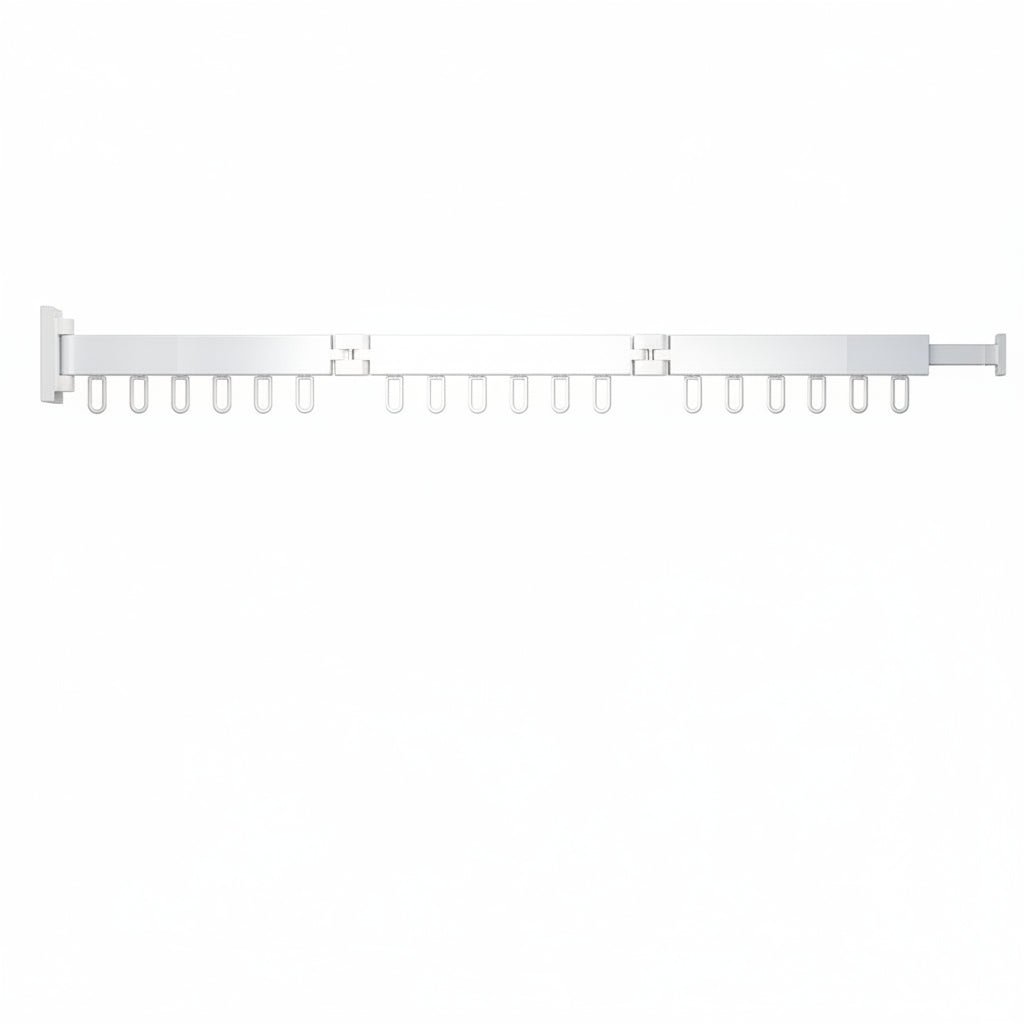 SpaceSaver Wall Drying Rack with Retractable Design