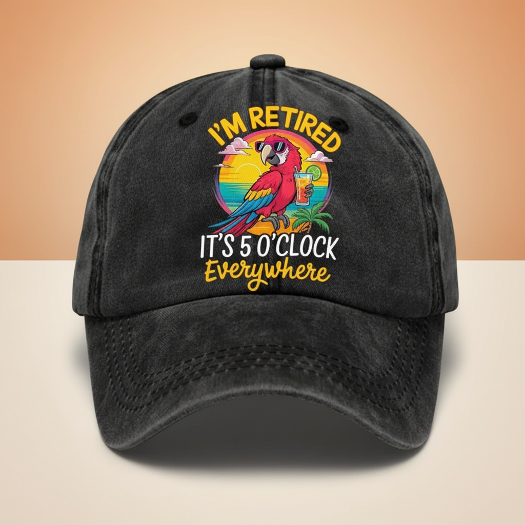 Comfort-Fit Cotton Cap with Stylish Embroidery