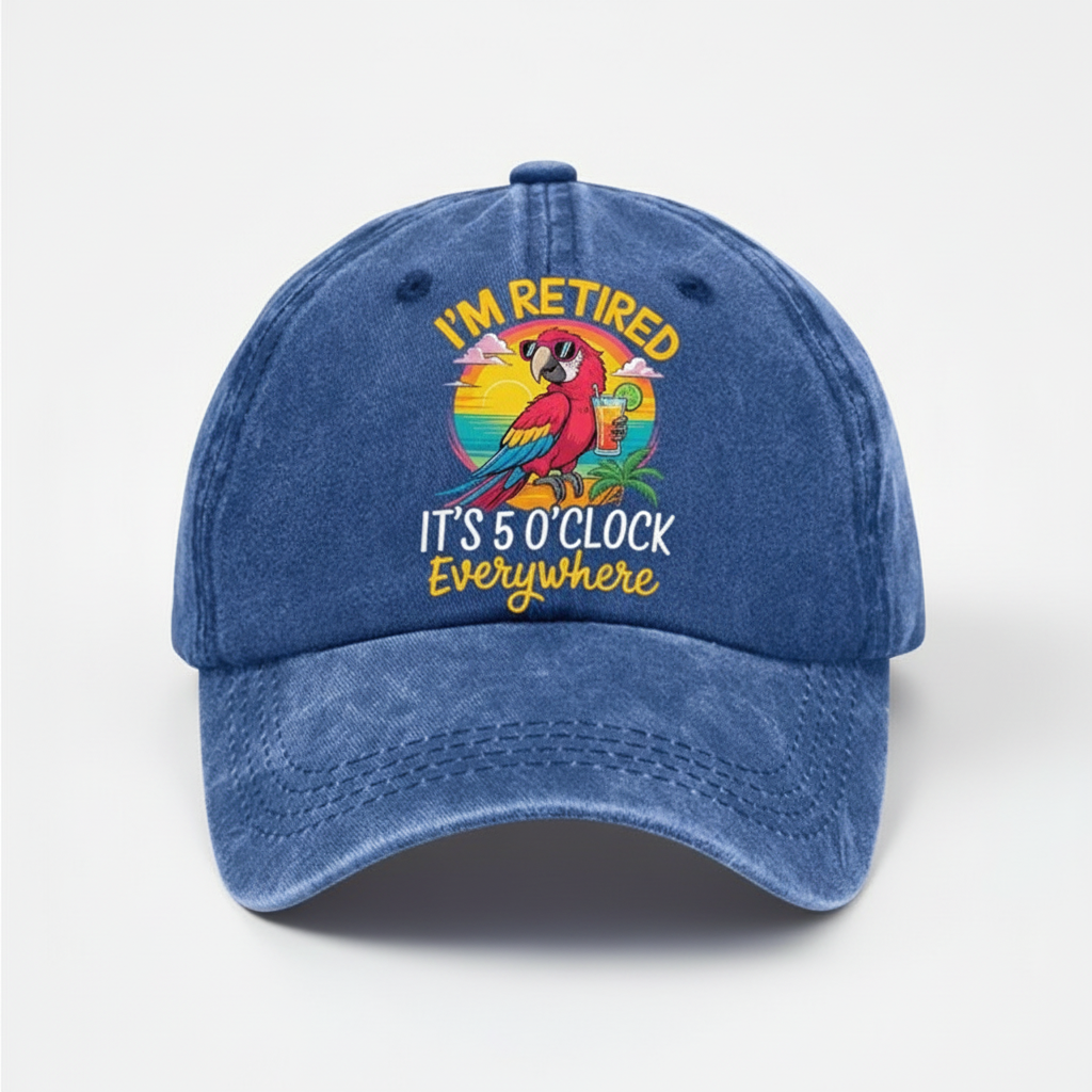 Comfort-Fit Cotton Cap with Stylish Embroidery