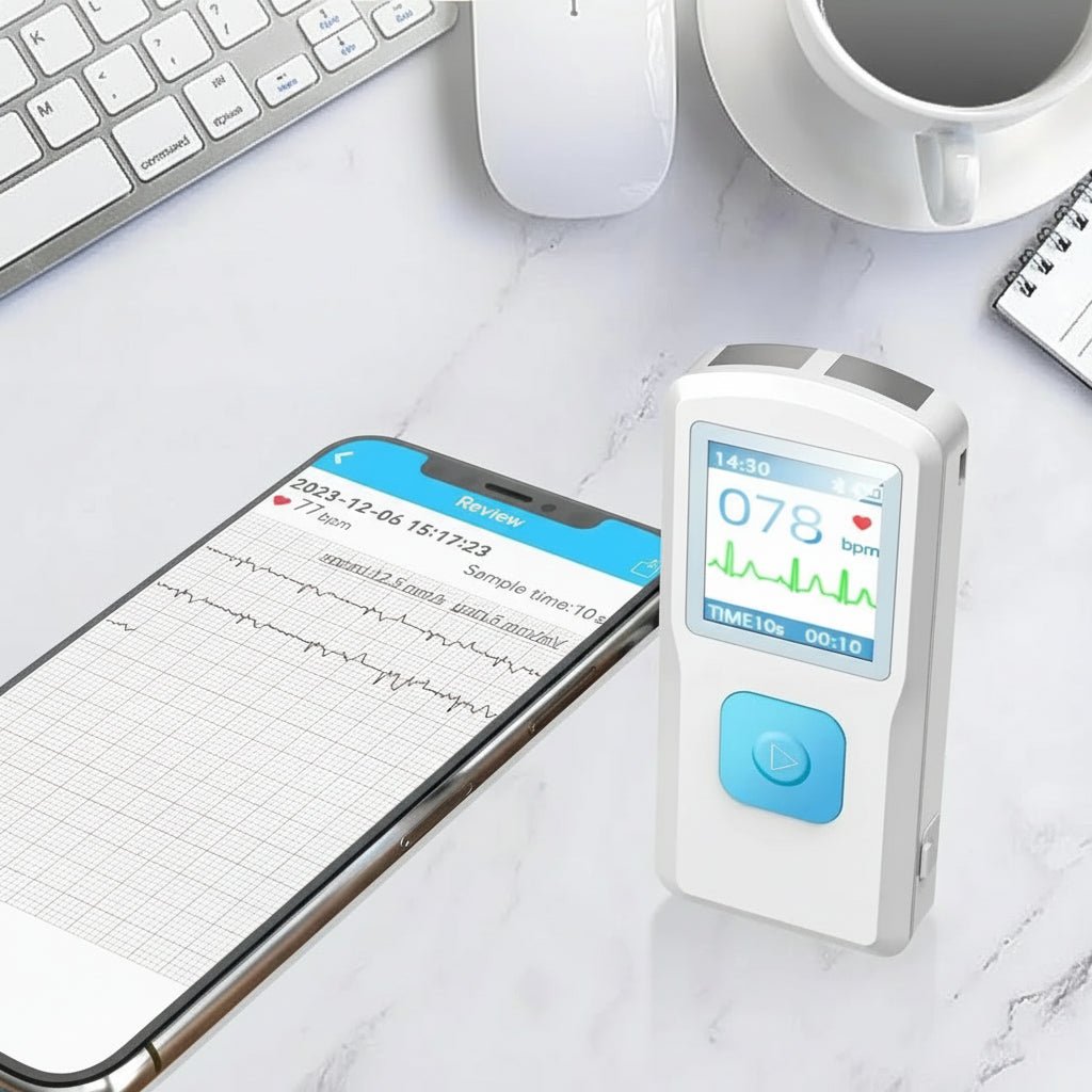 HeartSync Home ECG Monitor with Bluetooth Connectivity