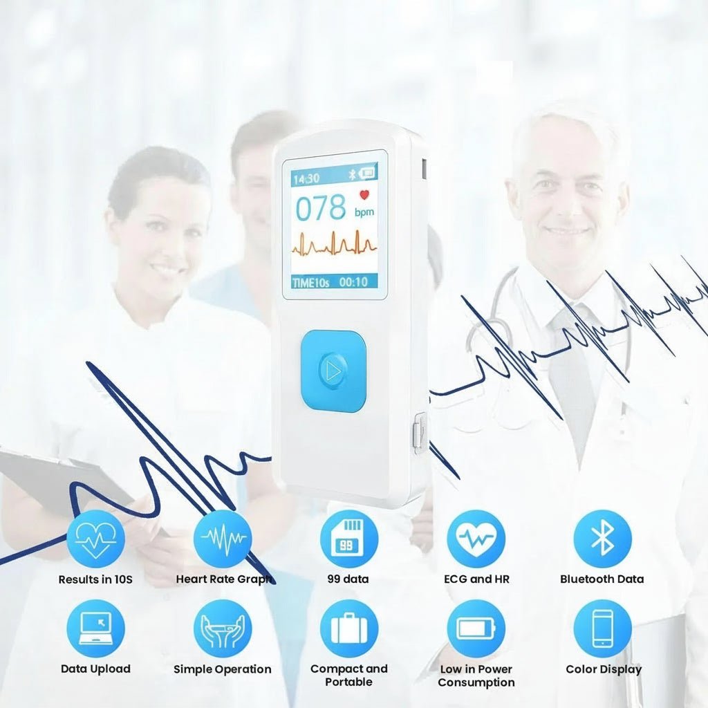 HeartSync Home ECG Monitor with Bluetooth Connectivity