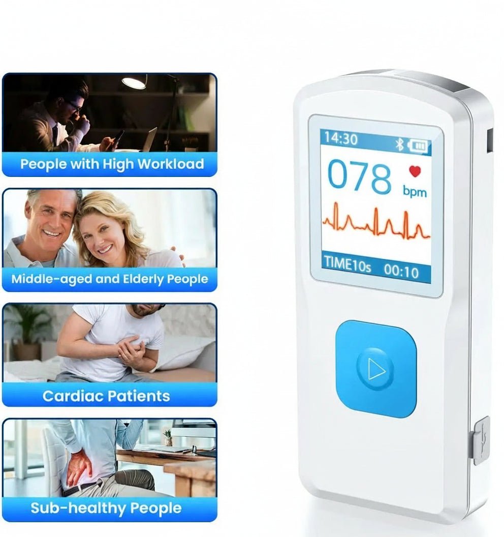 HeartSync Home ECG Monitor with Bluetooth Connectivity
