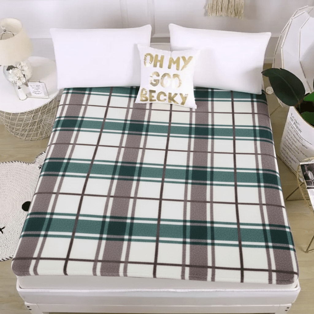 CozyNest Plush Electric Blanket with Smart Heat Settings