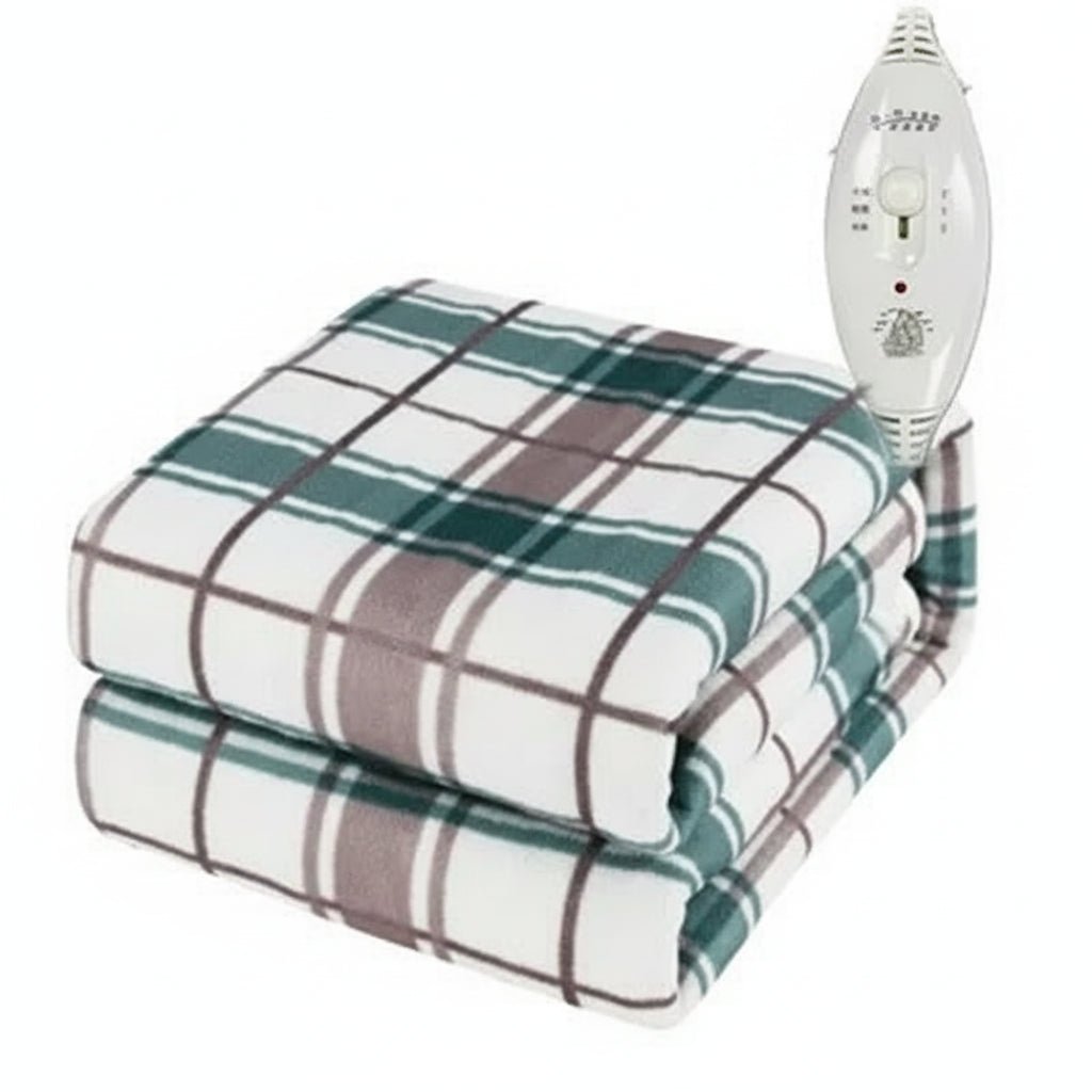 CozyNest Plush Electric Blanket with Smart Heat Settings