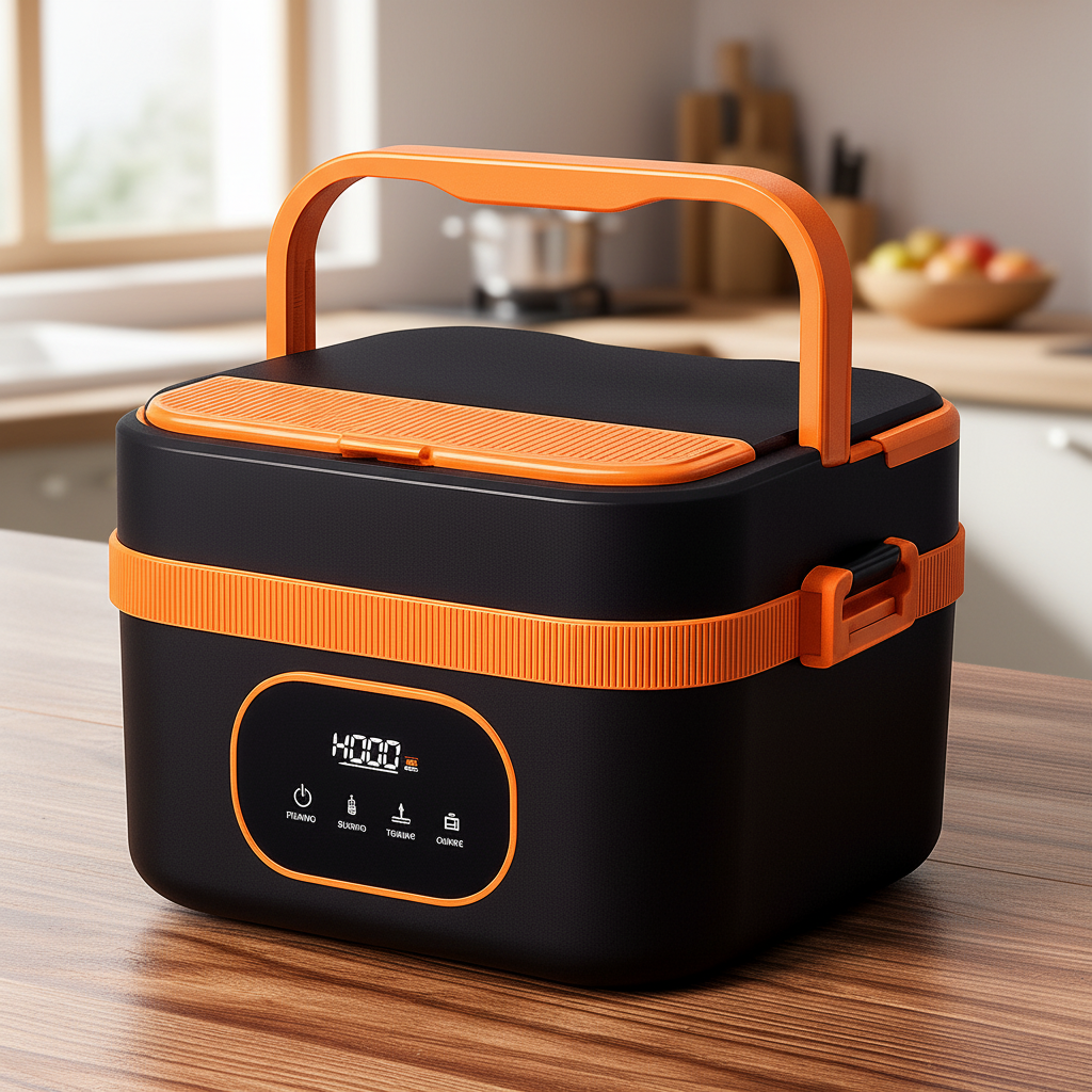 SmartHeat Portable Self-Warming Lunch Container for On-the-Go Meals