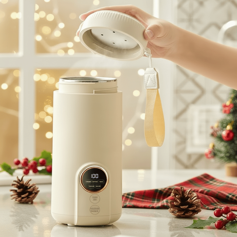 TravelMate Compact Electric Kettle for Quick Boiling