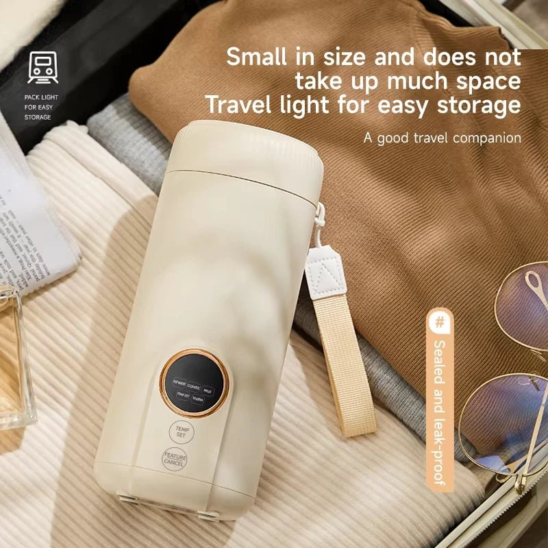 TravelMate Compact Electric Kettle for Quick Boiling