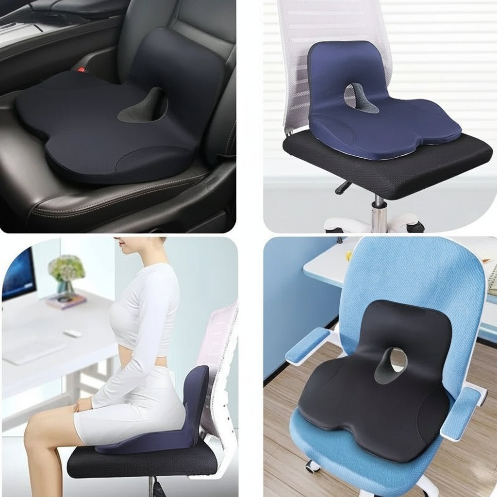 ComfortAlign L-Shaped Support Pillow for Waist and Hip Relief