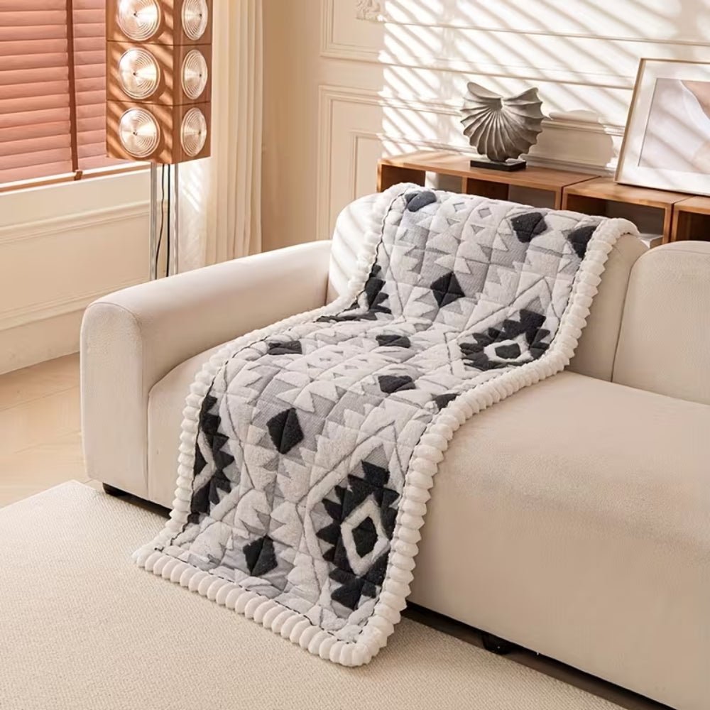 SnugHaven Soft Quilted Winter Sofa Protector for Cozy Comfort