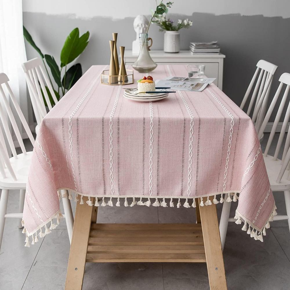 Elegance Table Cover in Cotton-Linen Blend for Every Occasion
