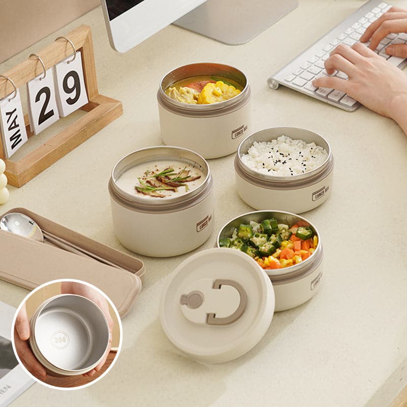 HeatKeeper Duo Insulated Lunch Container for Extended Warmth