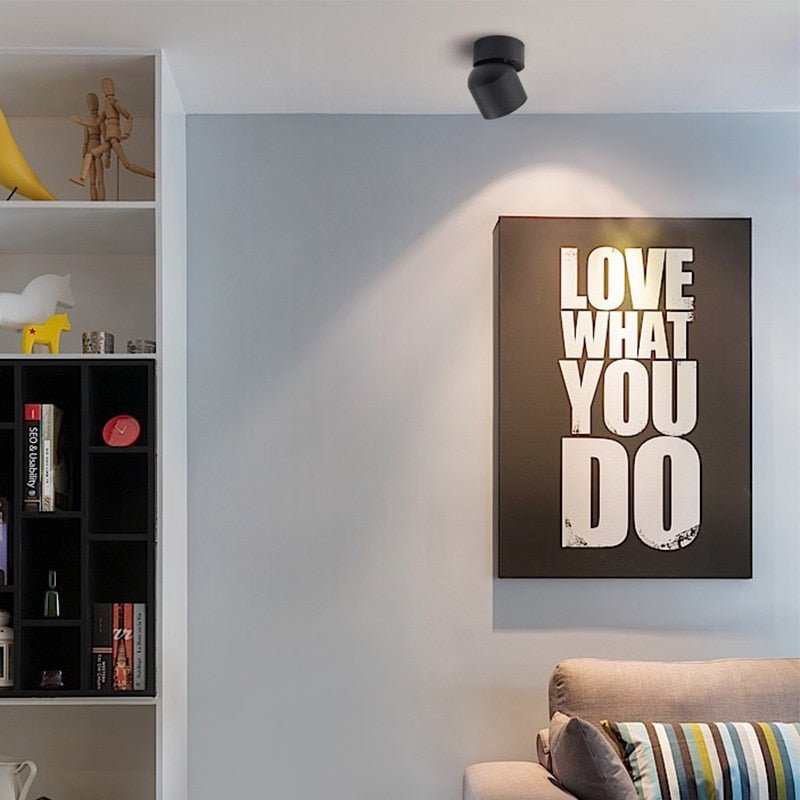 Sleek Surface-Mounted LED Spotlight for Stylish Spaces