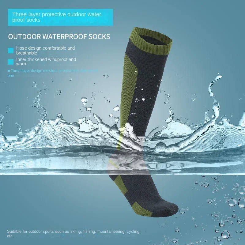 PeakGuard Knee-High Waterproof Socks for Adventurers