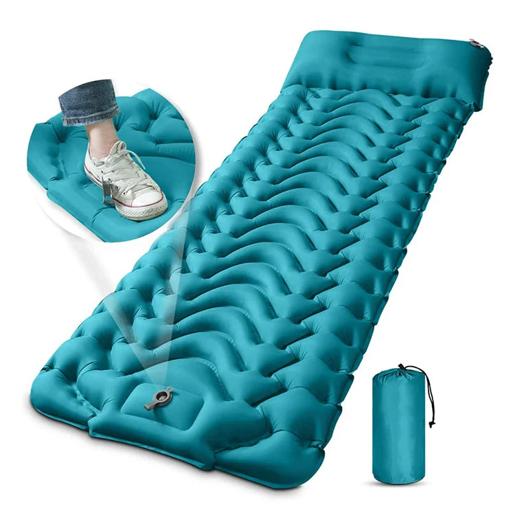 Self-Inflating Air Mattress for Camping – 10cm Thick Sleeping Pad