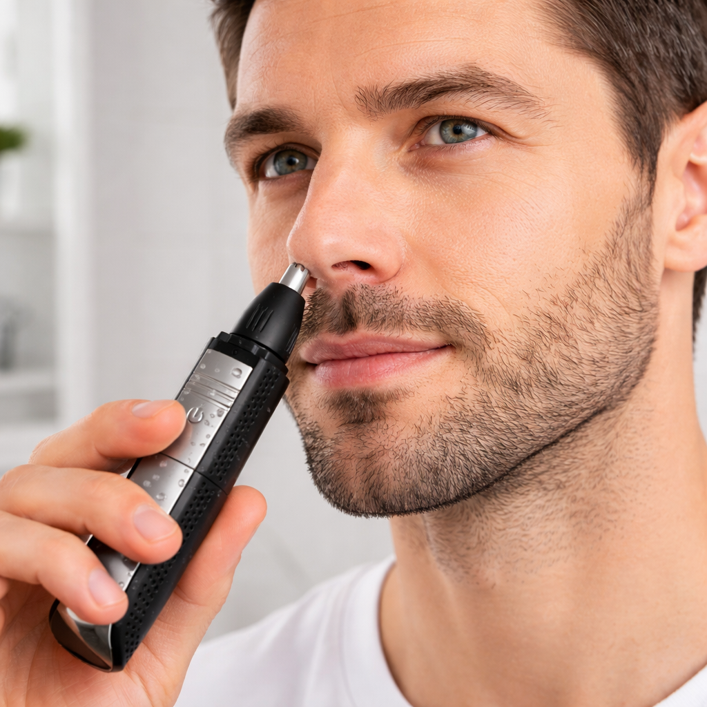 Portable Precision Hair Trimmer for Nose and Ears