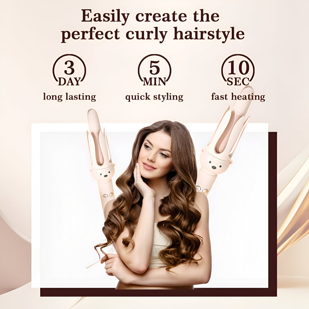 Effortless Curls: Automatic Rotating Hair Curler