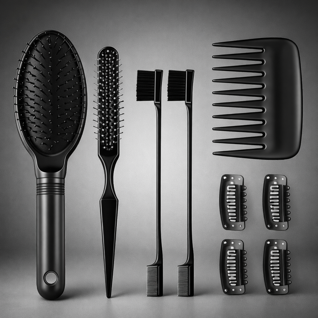 9-Piece Ultimate Hair Care Toolkit for Wigs and Styling