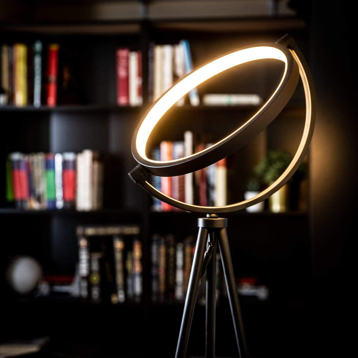 Sleek LED Circle Lamp for Elegant Home Lighting