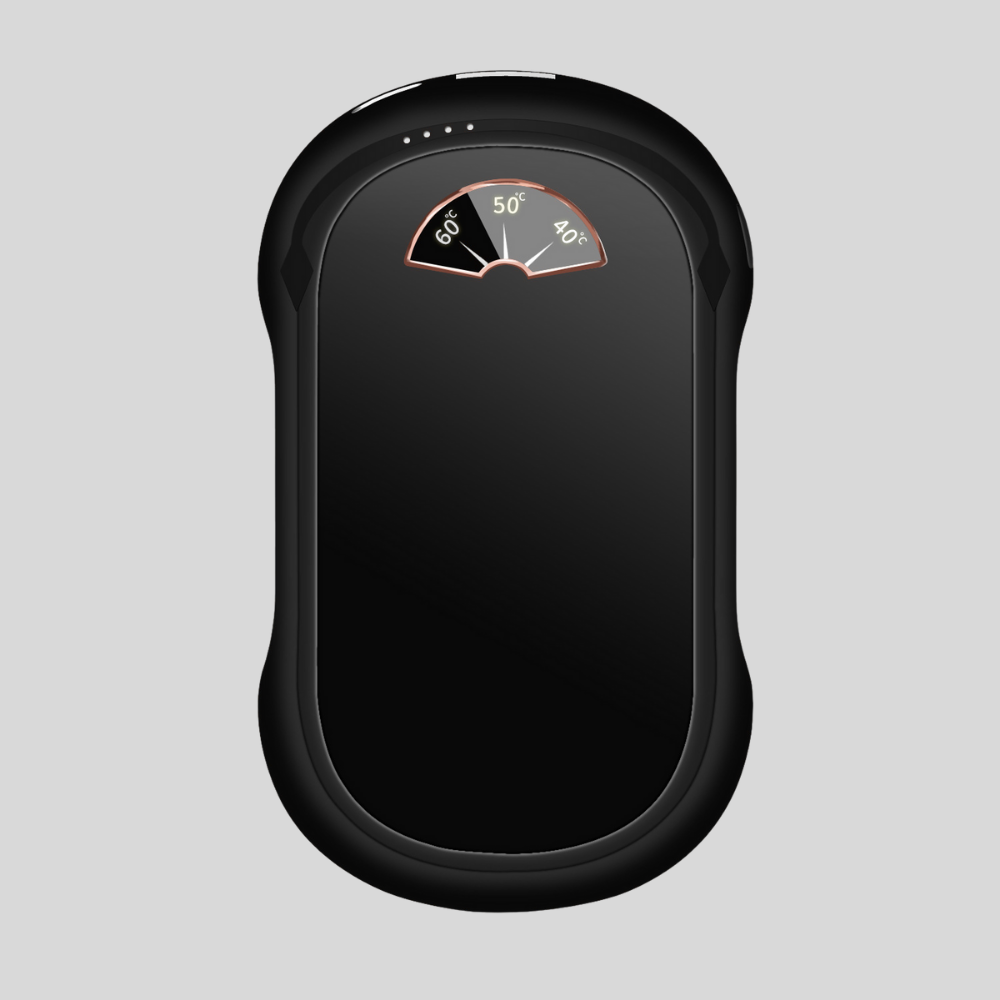 Portable Rechargeable Hand Warmer Duo with Heat Control