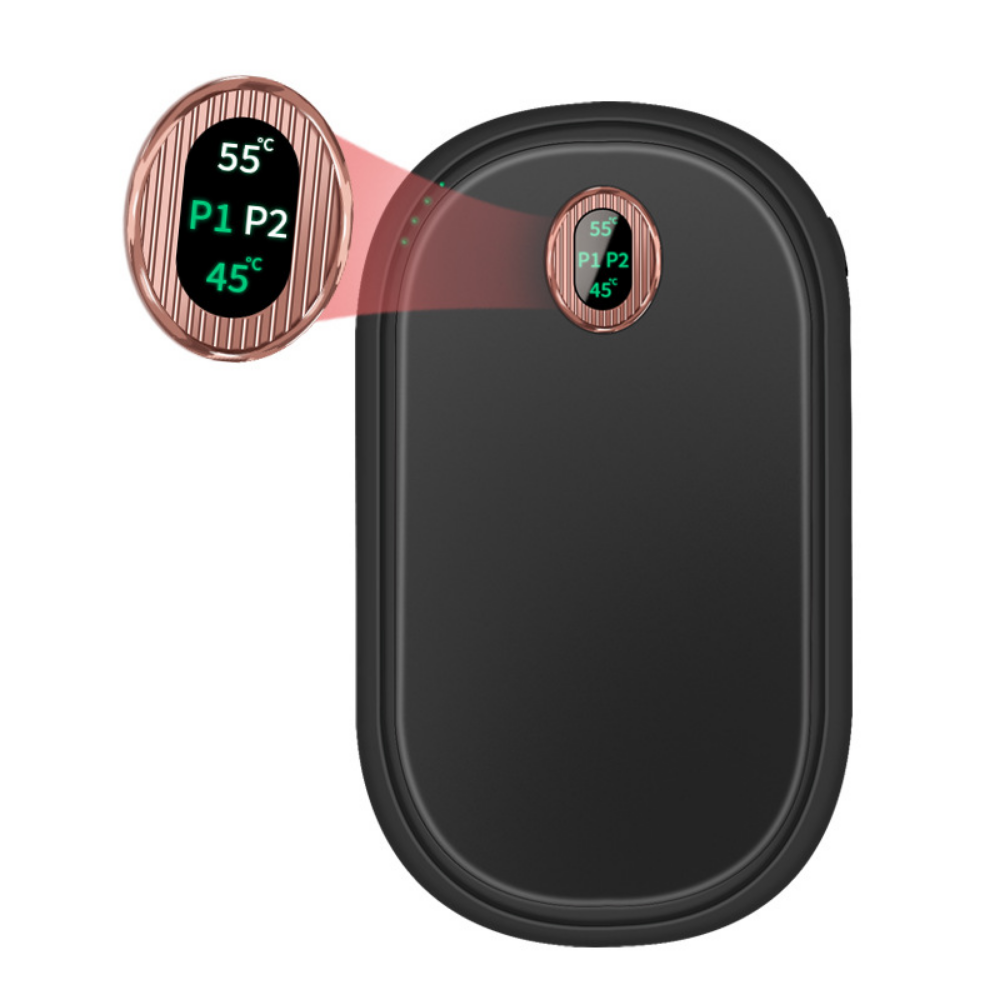 Portable Rechargeable Hand Warmer Duo with Heat Control