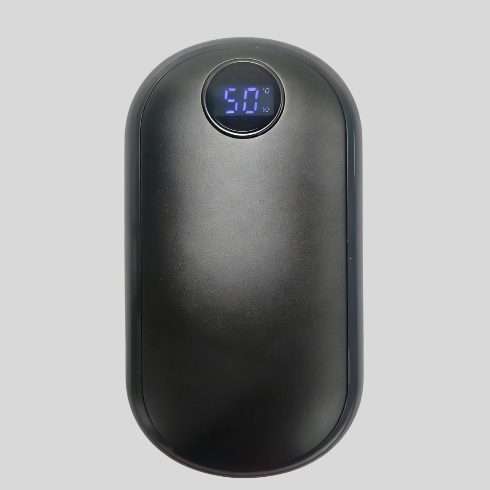 Portable Rechargeable Hand Warmer Duo with Heat Control