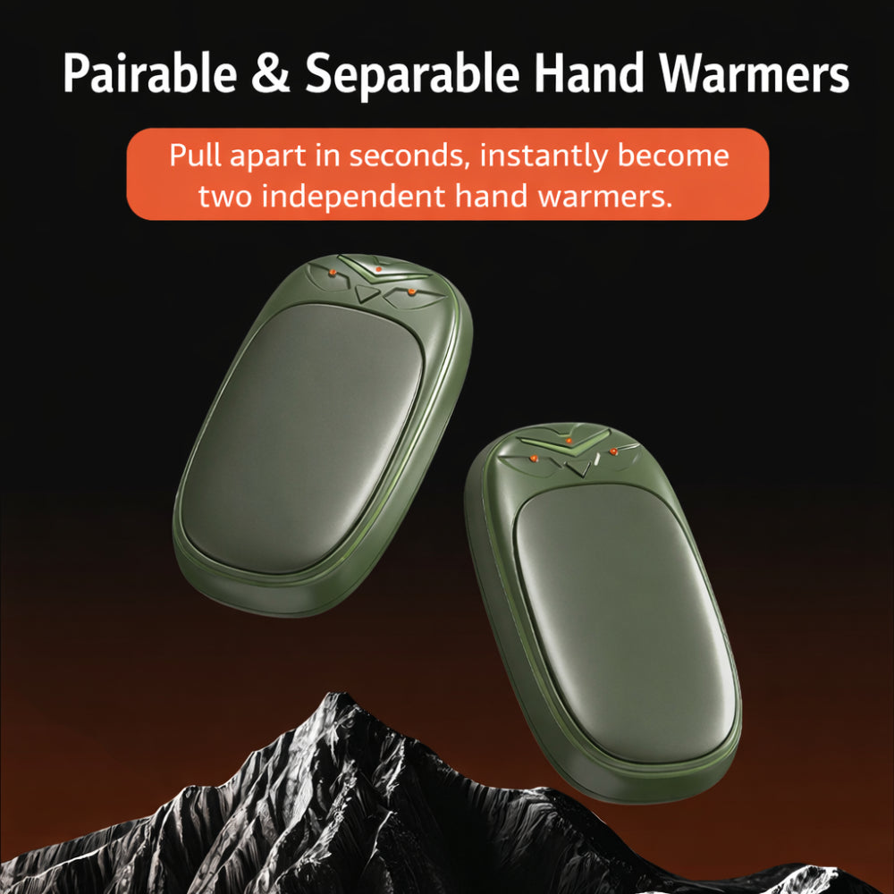 Pocket-Sized Rechargeable Warmth Duo for Winter Comfort