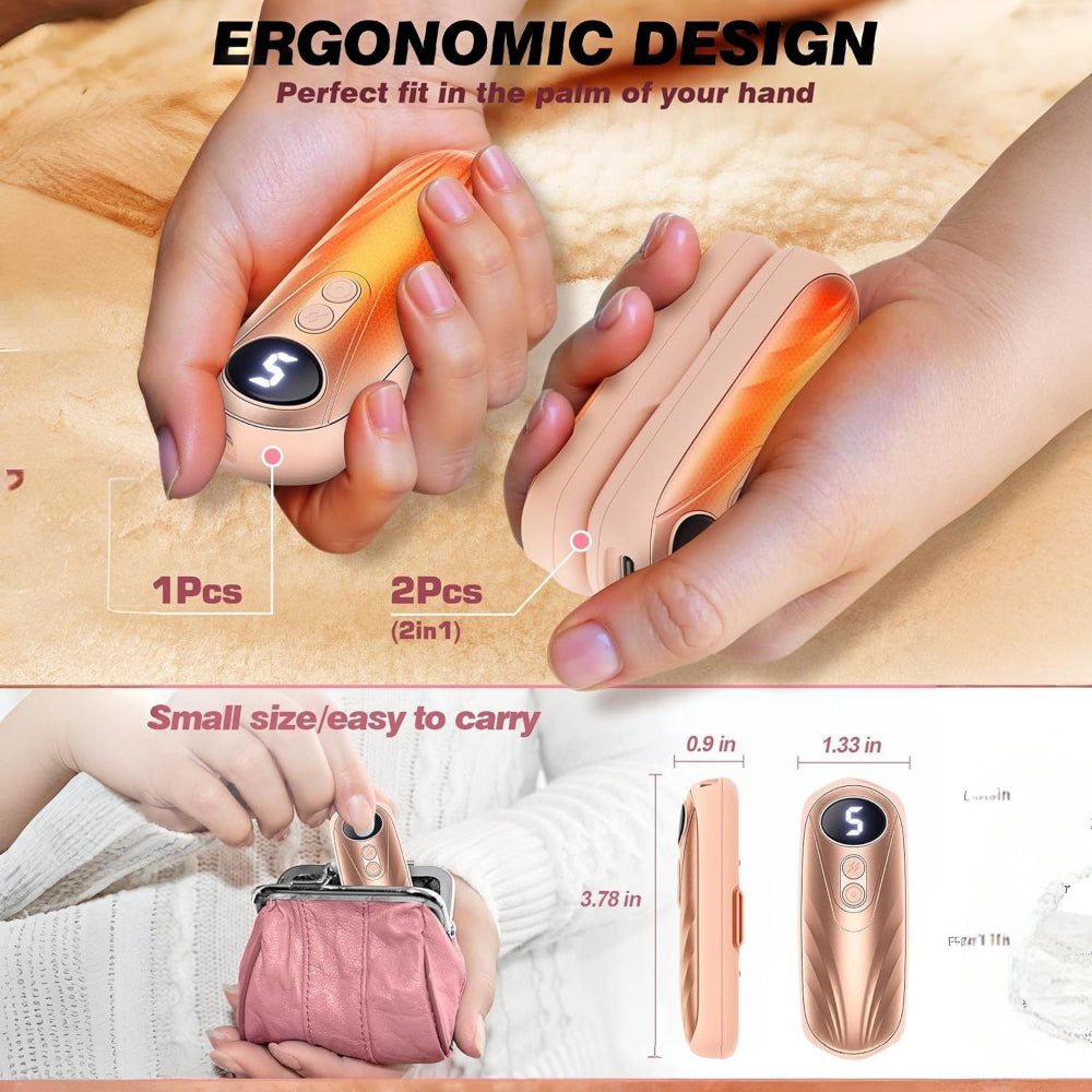 Portable Hand Heat Boosters with LED Indicator